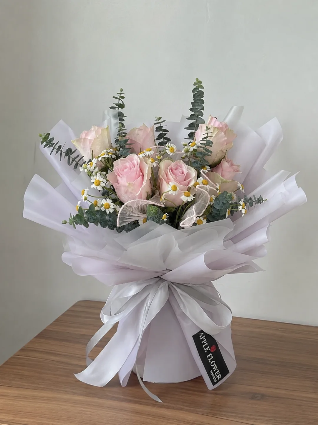 Pink Rose & Daisy Bouquet