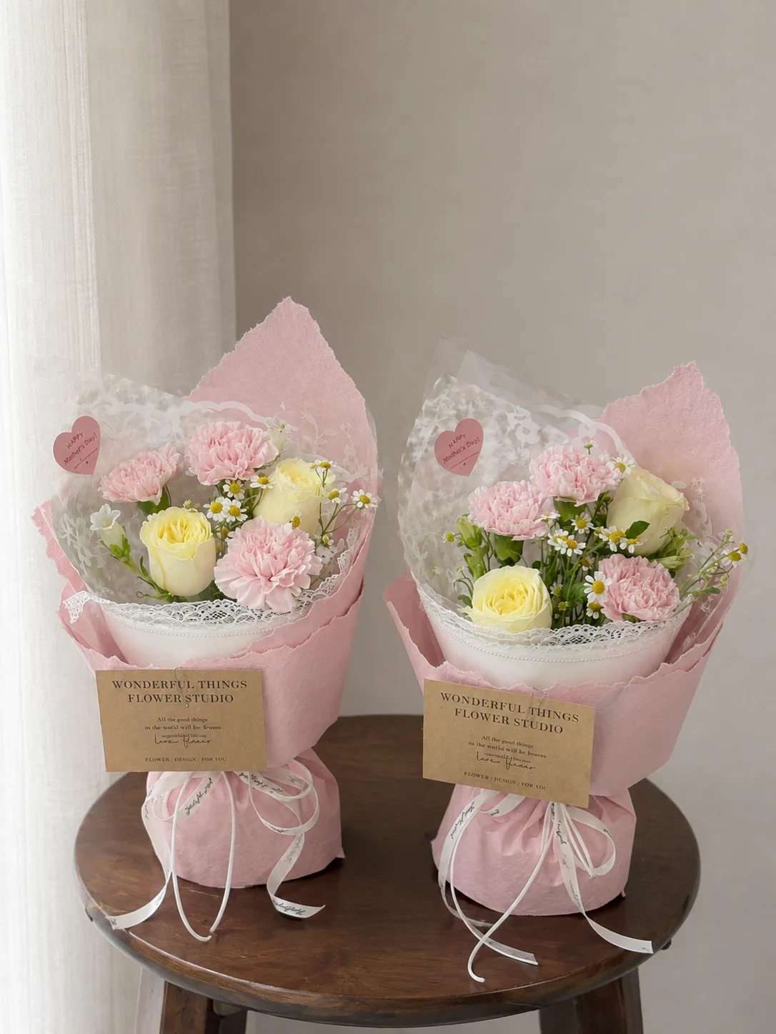 Mixed Carnation & Rose Bouquet