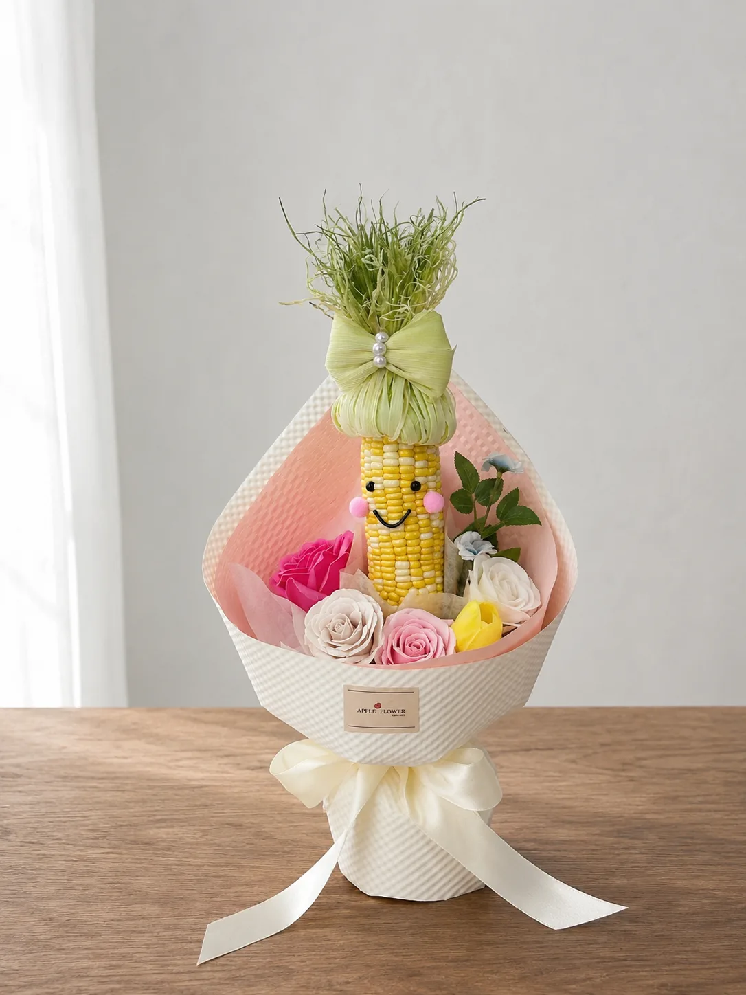 Soap Rose Corn Bouquet